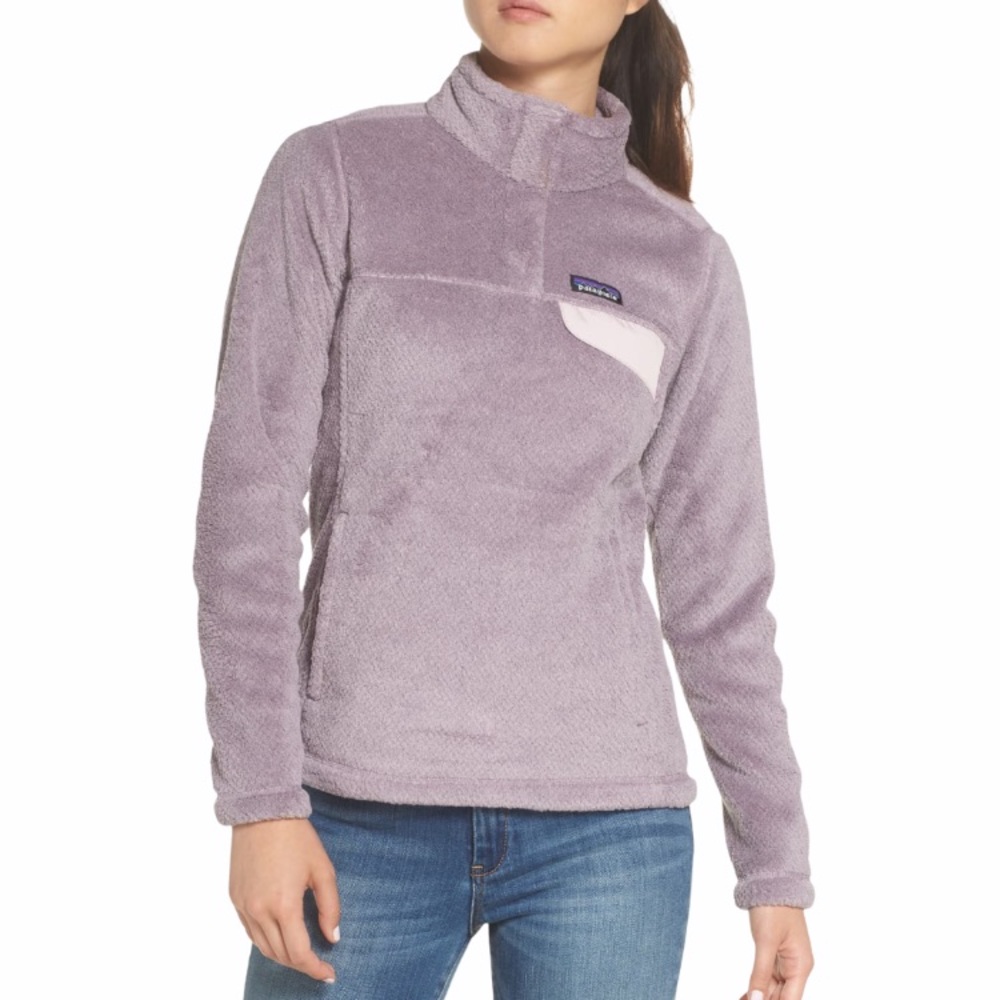 Patagonia Purple Snap Polartec Fleece Pullover